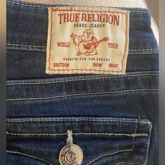 TRUE RELIGION Jeans Billie Mid Rise Straight - SZ 26 NWOT BRAND NEW - Picture 10 of 13